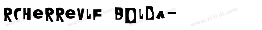 rcherRevLF BoldA字体转换